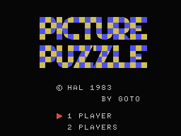 Picture Puzzle Title Screen